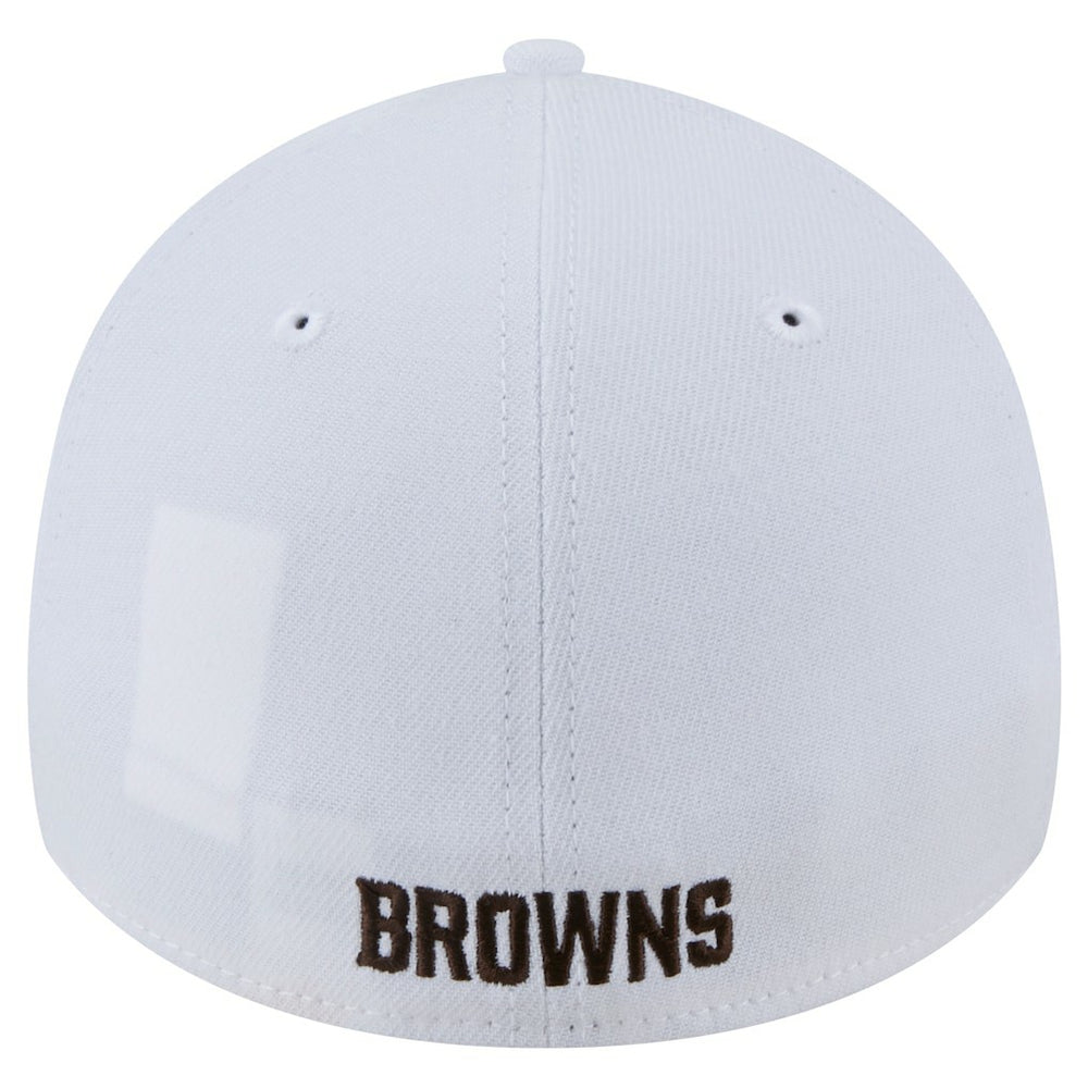 Cleveland Browns New Era Main 39THIRTY Flex Hat - White on sale