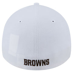 Cleveland Browns New Era Main 39THIRTY Flex Hat - White on sale
