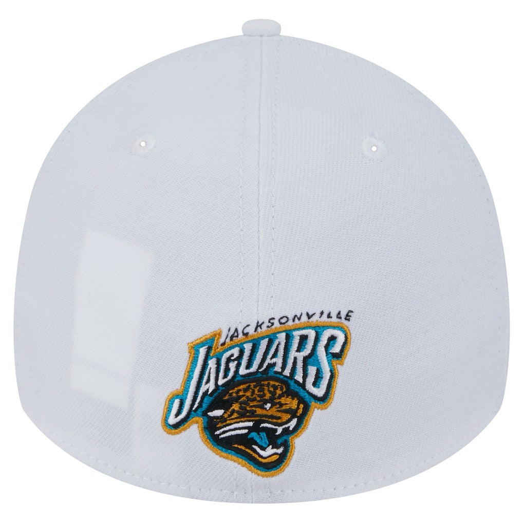 Jacksonville Jaguars New Era Throwback 39THIRTY Flex Hat - White for sale