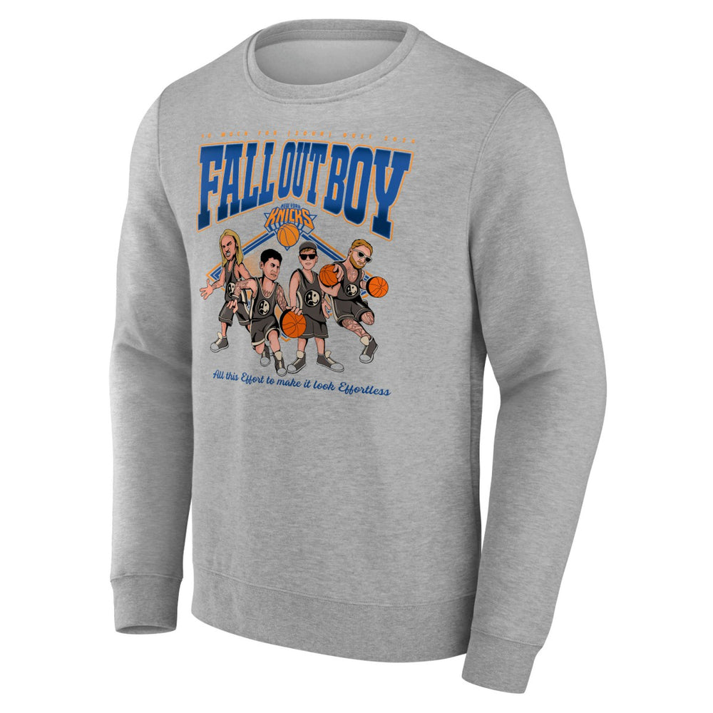 Fall Out Boy x New York Knicks So Much For (2our) Dust Fleece Pullover Sweatshirt - Gray | Fanatics online