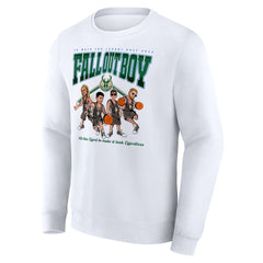 Fall Out Boy x Milwaukee Bucks So Much For (2our) Dust Fleece Pullover Sweatshirt - White | Fanatics for sale