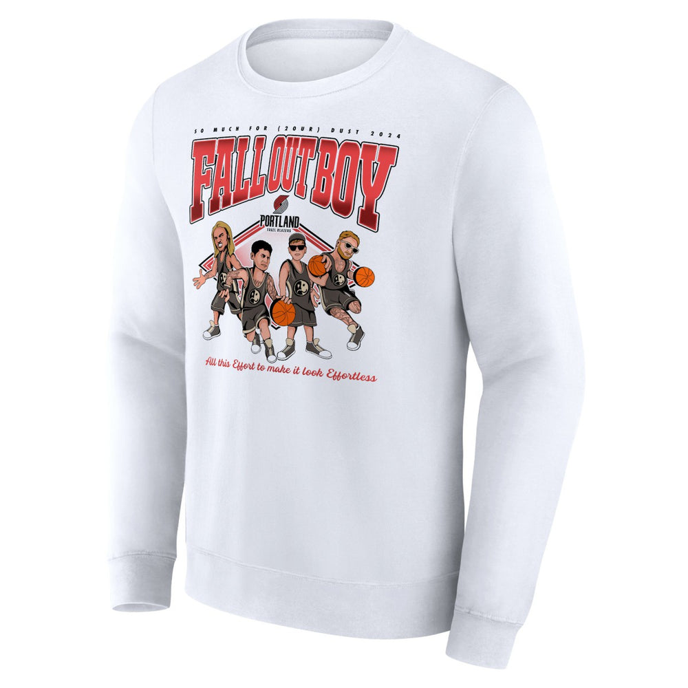 Fall Out Boy x Portland Trail Blazers So Much For (2our) Dust Fleece Pullover Sweatshirt - White | Fanatics sale