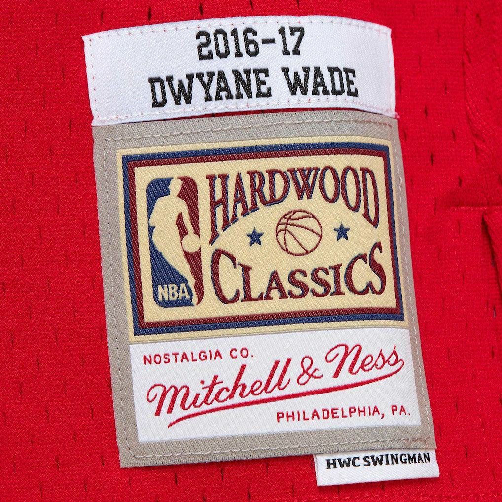 Dwyane Wade Chicago Bulls 2016/17 Hardwood Classics Swingman Jersey sale - Red | Mitchell & Ness cheap