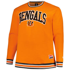 Cincinnati Bengals New Era Big & Tall Pullover Sweatshirt - Orange online