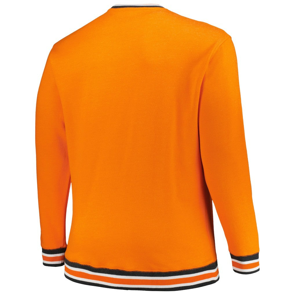 Cincinnati Bengals New Era Big & Tall Pullover Sweatshirt - Orange online