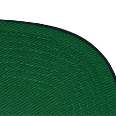 Seattle Kraken Mitchell & Ness Retro Script Colorblock Snapback Hat Deep Sea Blue