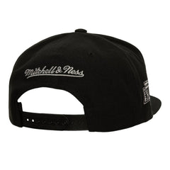 Los Angeles Kings Mitchell & Ness Retro Script Colorblock Snapback Hat Black