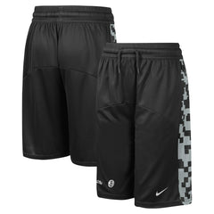 Brooklyn Nets Youth Courtside Starting Five Team Shorts - Black | Nike cheap