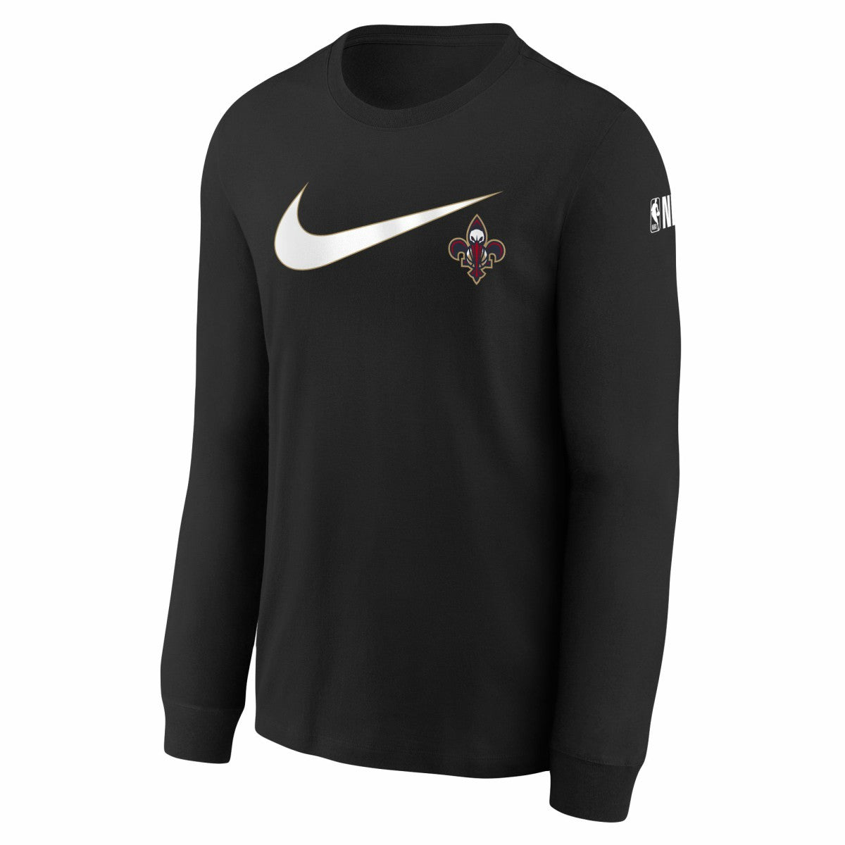 New Orleans Pelicans Youth Swoosh Long Sleeve T-Shirt - Black | Nike discount