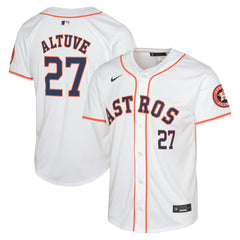 Jose Altuve Houston Astros Youth Home Limited Player Jersey - White | Nike