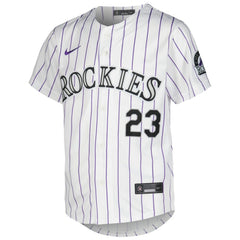 Kris Bryant Colorado Rockies Youth Home Limited Player Jersey - White | Nike