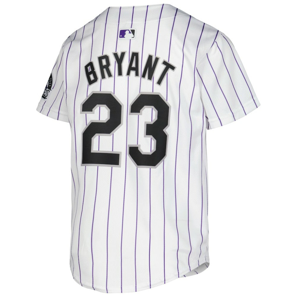 Kris Bryant Colorado Rockies Youth Home Limited Player Jersey - White | Nike