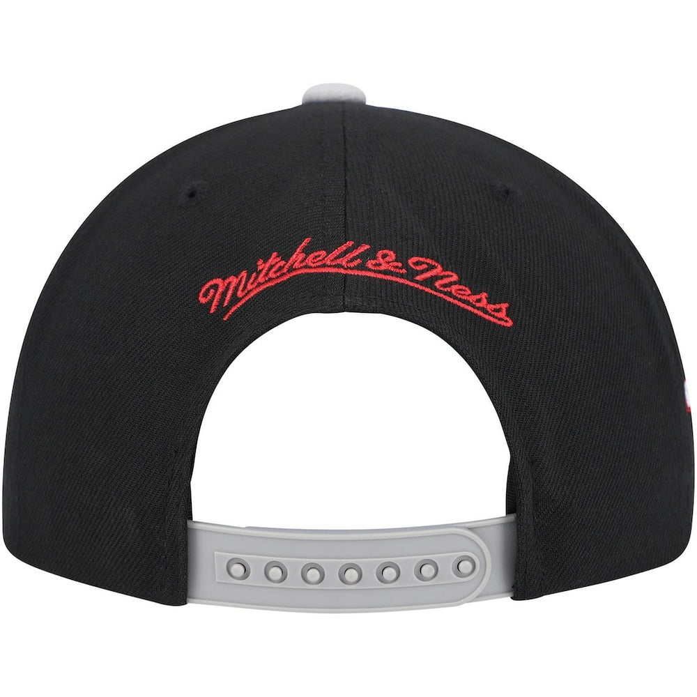 Chicago Bulls Core Snapback Hat - Black/Gray | Mitchell & Ness cheap
