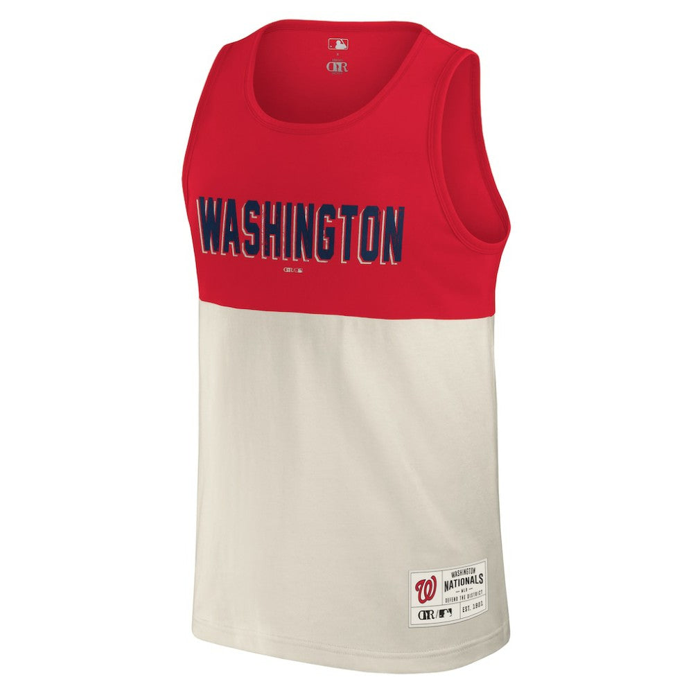Washington Nationals Darius Rucker Collection Colorblock Tank Top - Red