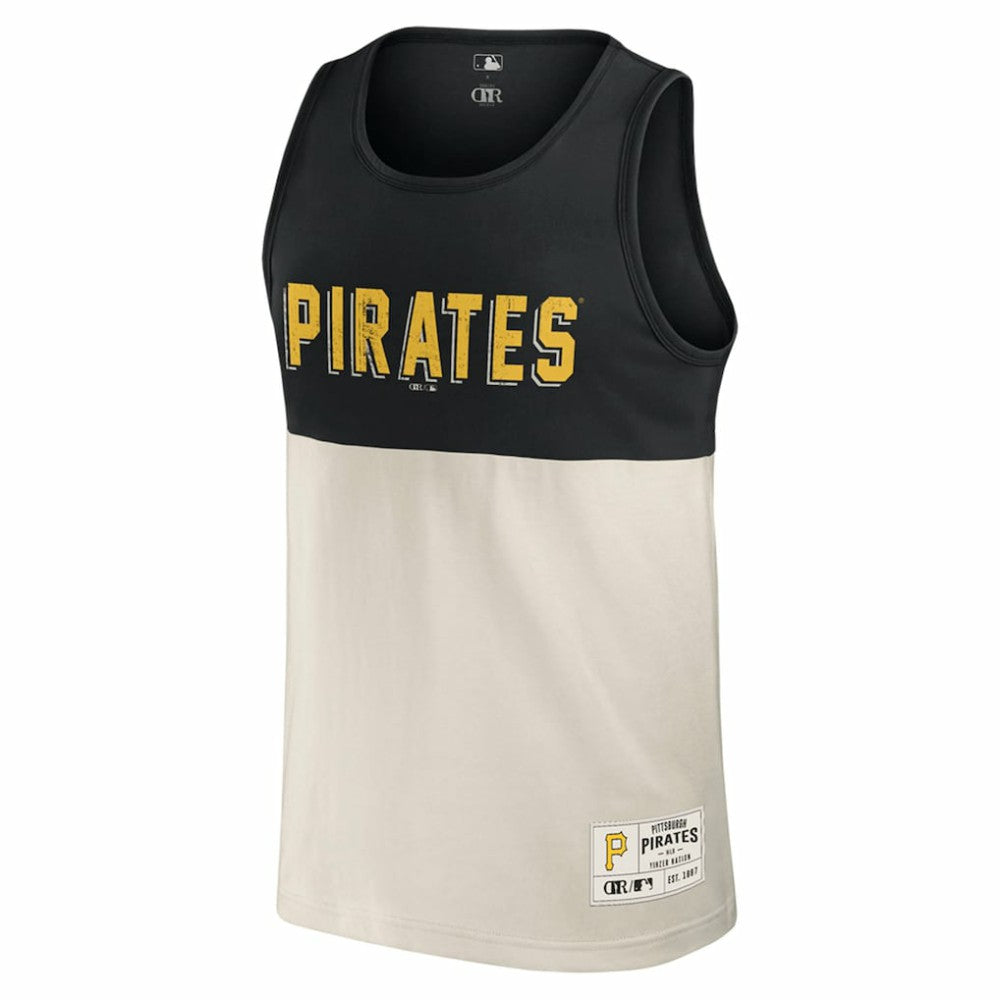 Pittsburgh Pirates Darius Rucker Collection Colorblock Tank Top - Black