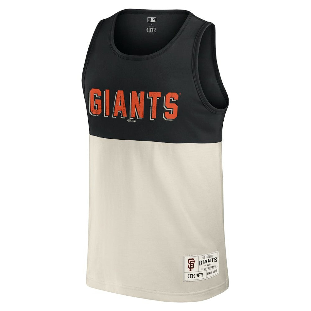San Francisco Giants Darius Rucker Collection Colorblock Tank Top - Black
