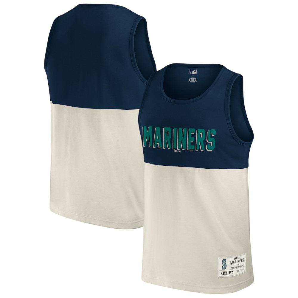 Seattle Mariners Darius Rucker Collection Colorblock Tank Top - Navy