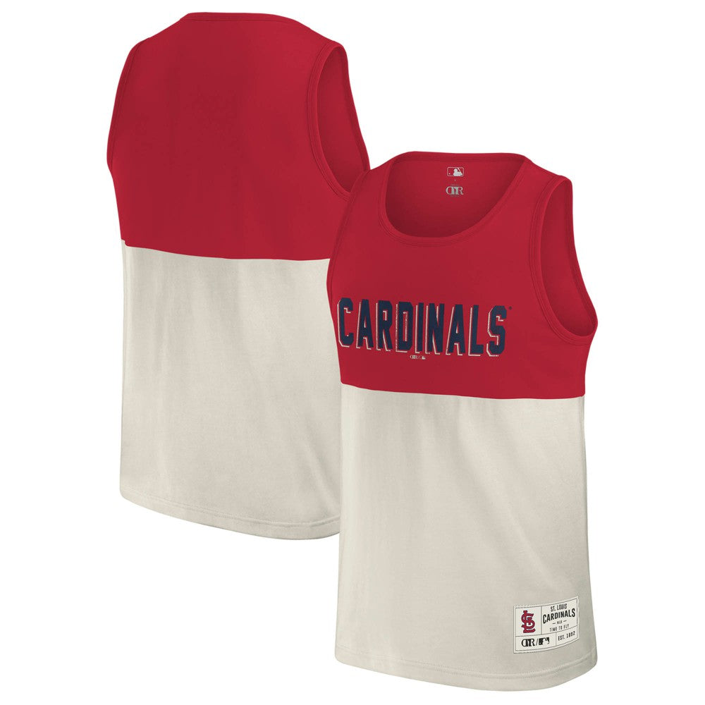 St. Louis Cardinals Darius Rucker Collection Colorblock Tank Top - Red