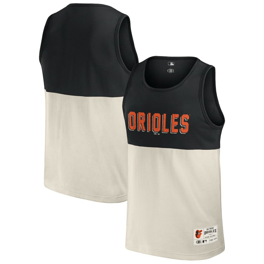 Baltimore Orioles Darius Rucker Collection Colorblock Tank Top - Black