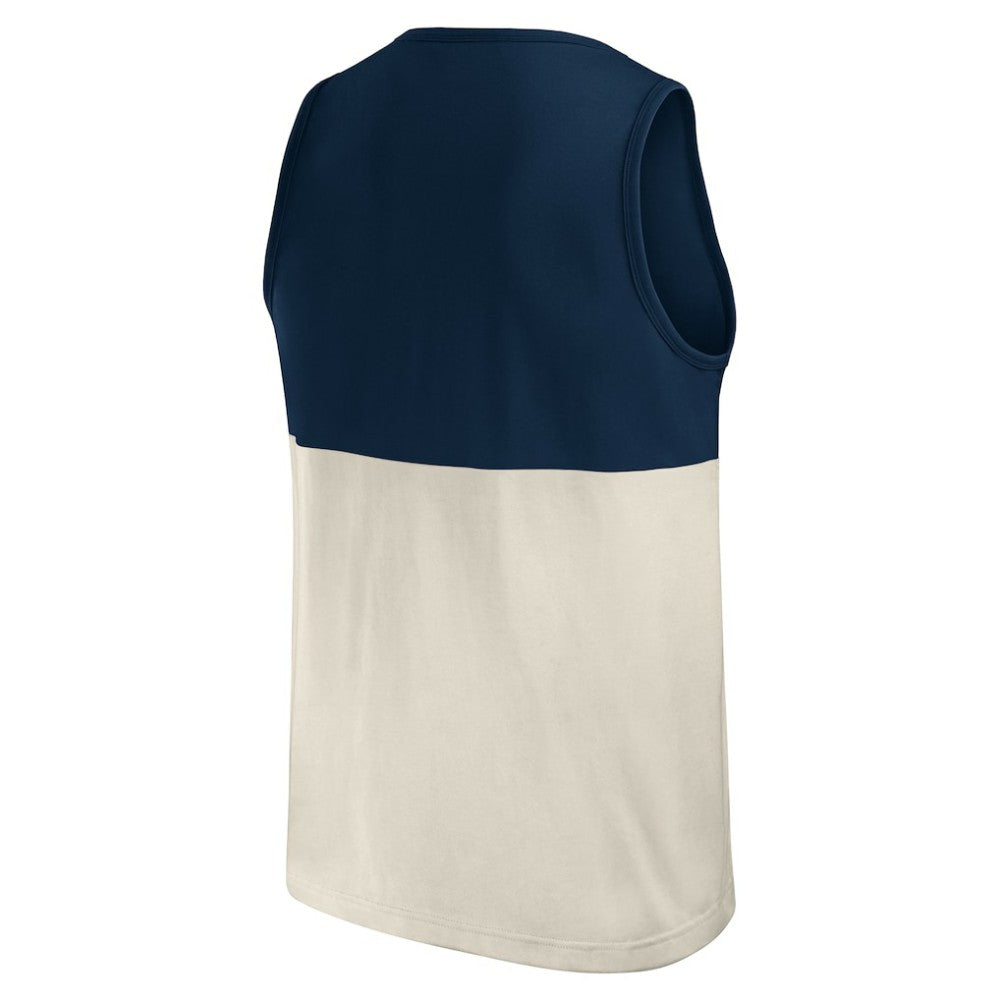 Atlanta Braves Darius Rucker Collection Colorblock Tank Top - Navy