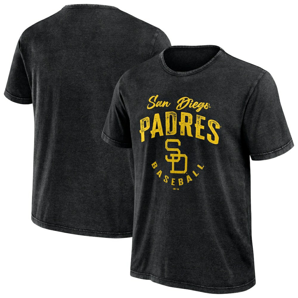 San Diego Padres Darius Rucker Collection Cooperstown Collection Washed T-Shirt - Black