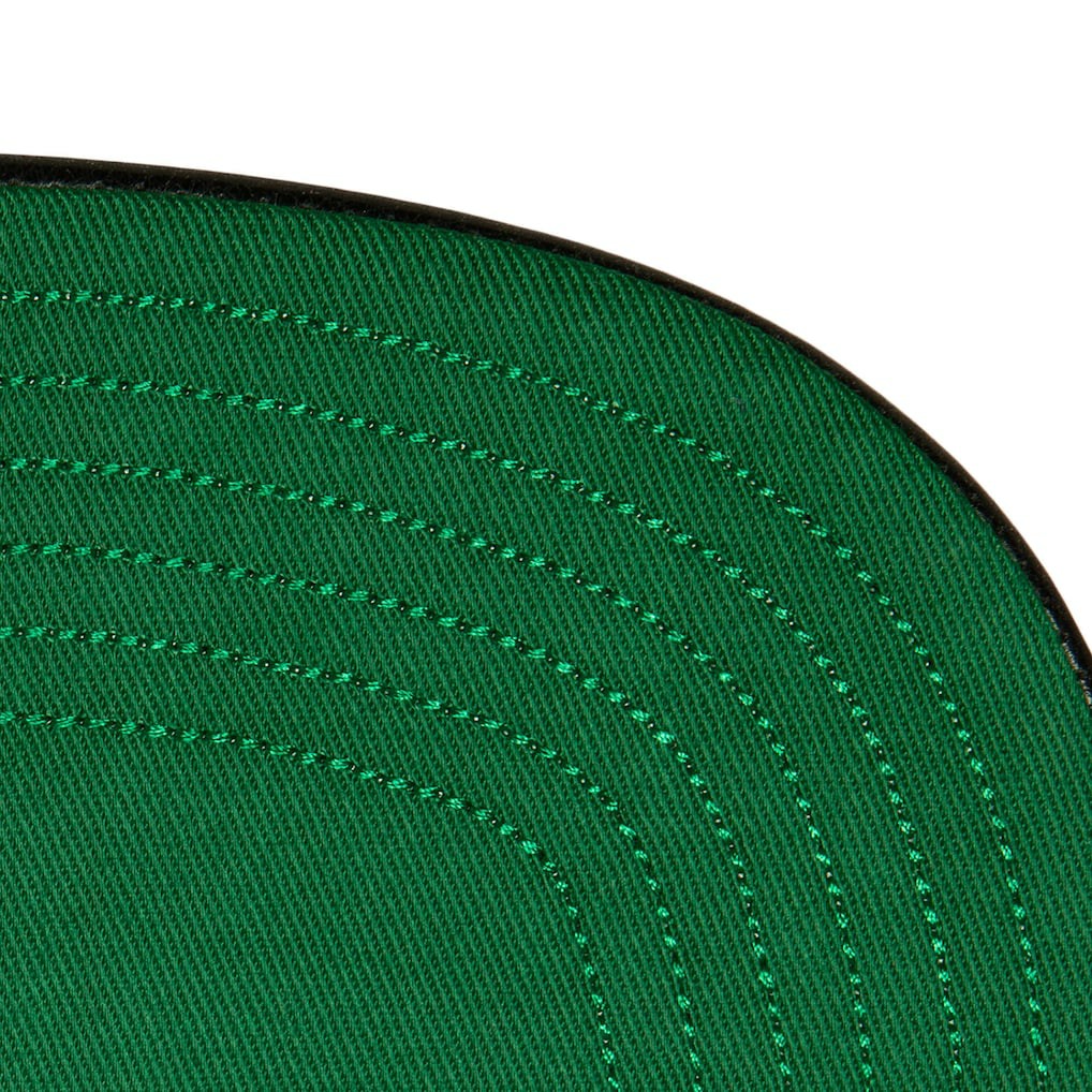 Boston Celtics Day One Snapback Hat - Black/Kelly Green | Mitchell & Ness on sale
