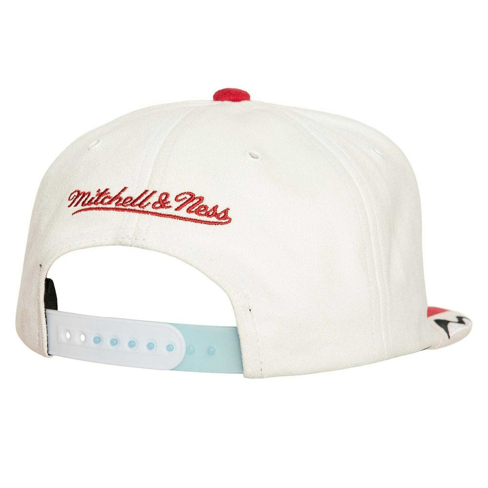 Chicago Bulls Day 6 Snapback Hat - White/Red | Mitchell & Ness cheap