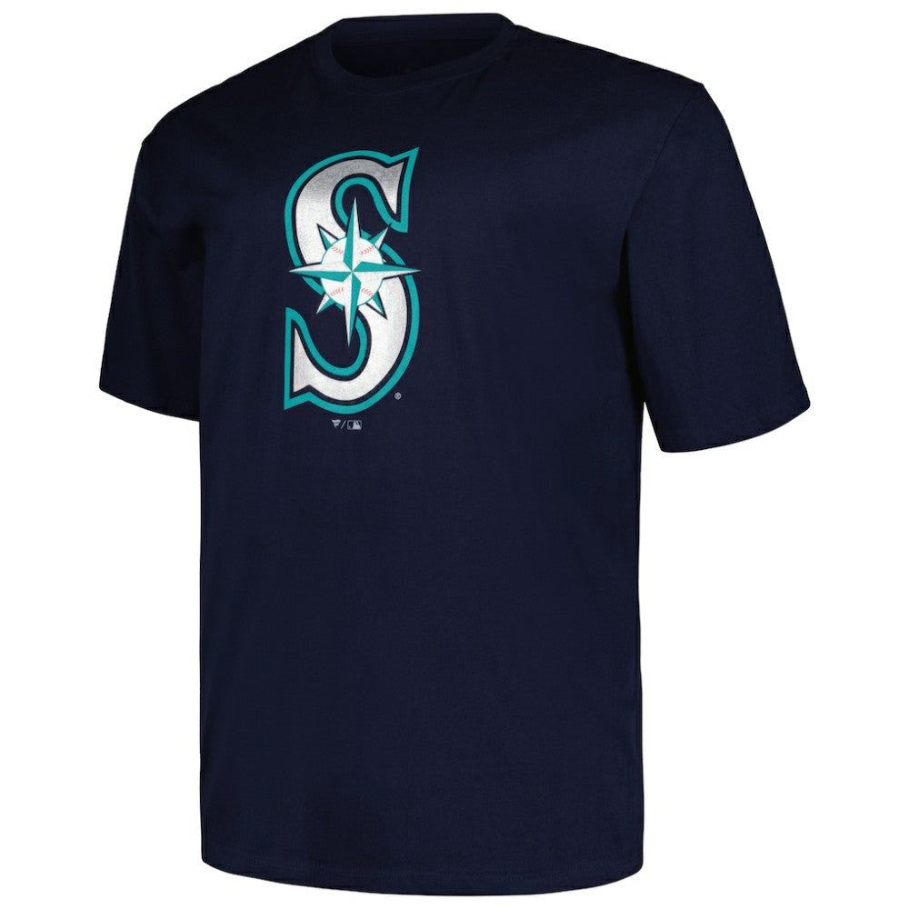 Seattle Mariners Profile Big & Tall #1 Dad T-Shirt - Navy