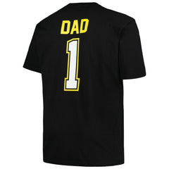 Pittsburgh Pirates Profile Big & Tall #1 Dad T-Shirt - Black