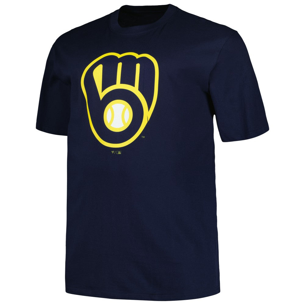 Milwaukee Brewers Profile Big & Tall #1 Dad T-Shirt - Navy
