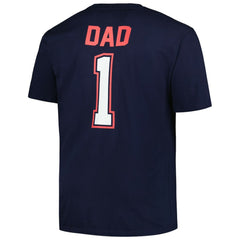 Cleveland Guardians Profile Big & Tall #1 Dad T-Shirt - Navy