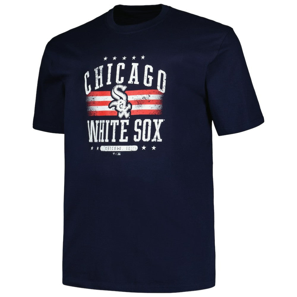 Chicago White Sox Profile Big & Tall Americana T-Shirt - Navy