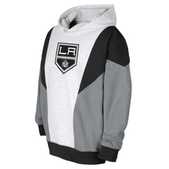 Los Angeles Kings Youth Champion League Fleece Pullover Hoodie Ash/Black