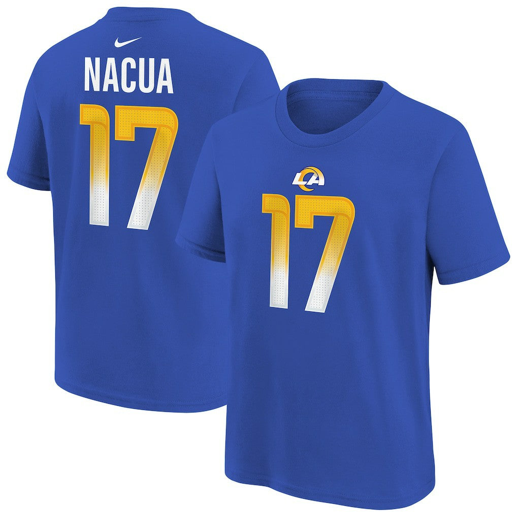 Puka Nacua Los Angeles Rams Youth Player Name & Number T-Shirt - Royal | Nike outlet
