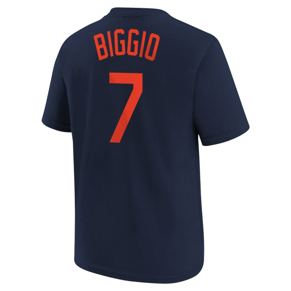 Craig Biggio Houston Astros Youth Cooperstown Collection Name & Number T-Shirt - Navy | Nike