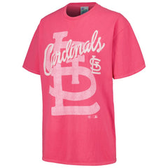 St. Louis Cardinals Women's Dopamine Tradition T-Shirt - Pink | 47 brand