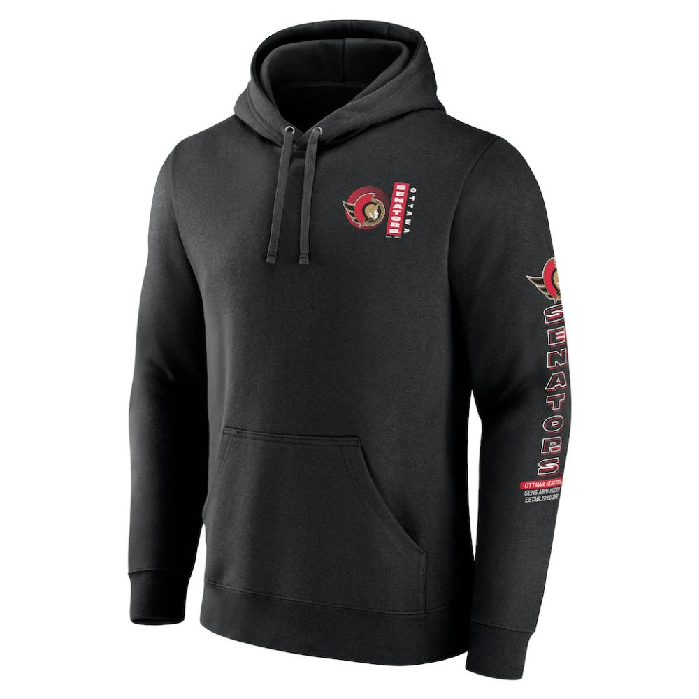 Ottawa Senators Fanatics Revolution Pullover Hoodie Black