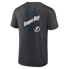 Tampa Bay Lightning Fanatics Backbone T-Shirt Heather Charcoal