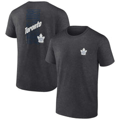 Toronto Maple Leafs Fanatics Backbone T-Shirt Heather Charcoal