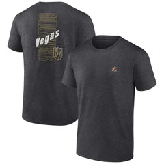 Vegas Golden Knights Fanatics Backbone T-Shirt Heather Charcoal