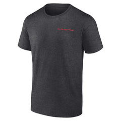 Detroit Red Wings Fanatics Backbone T-Shirt Heather Charcoal