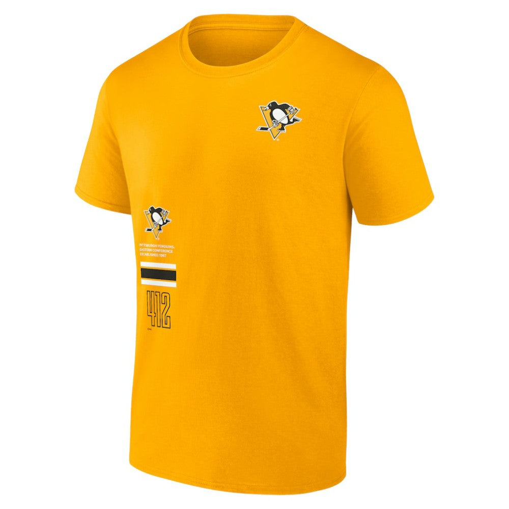 Pittsburgh Penguins Fanatics Represent T-Shirt Gold