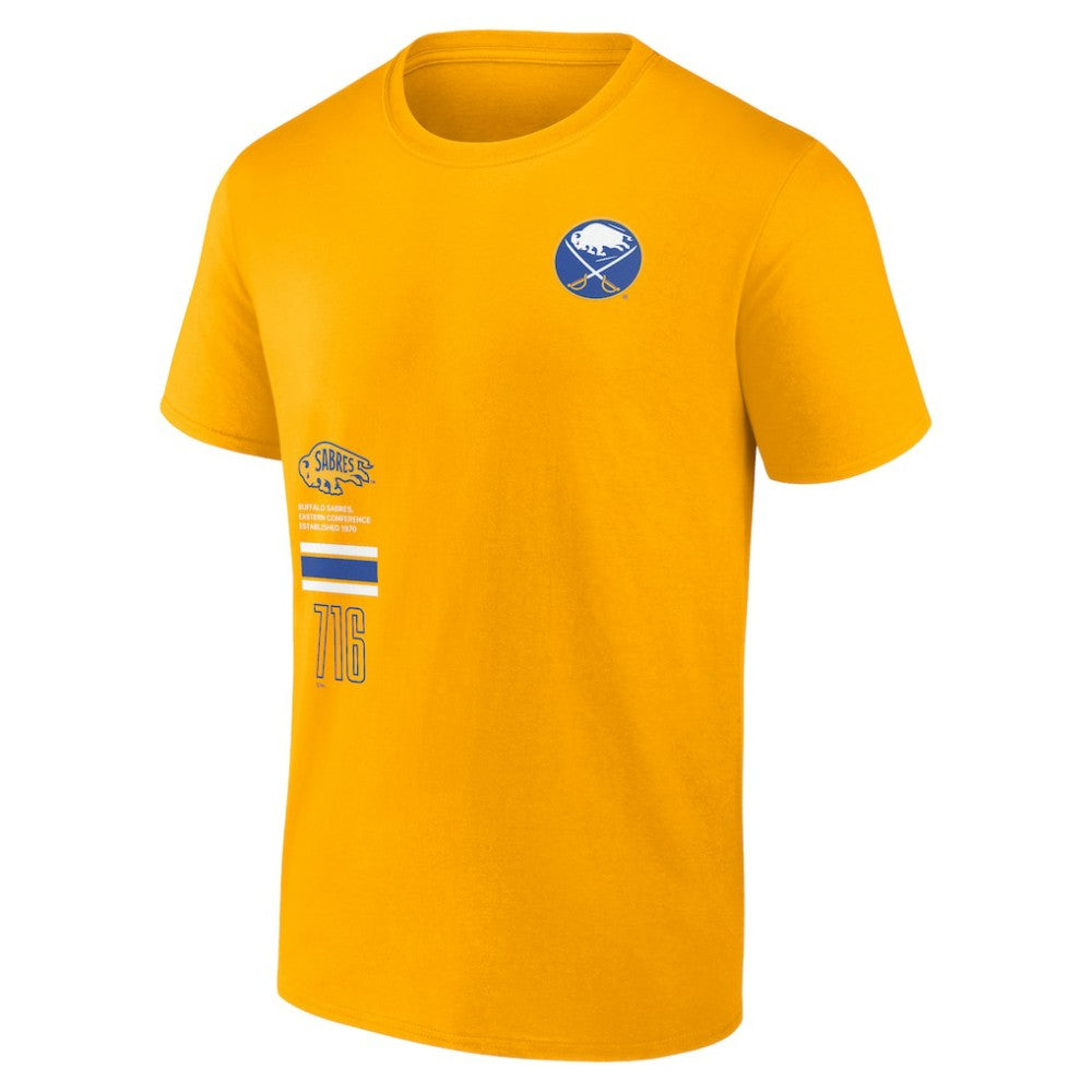 Buffalo Sabres Fanatics Represent T-Shirt Gold