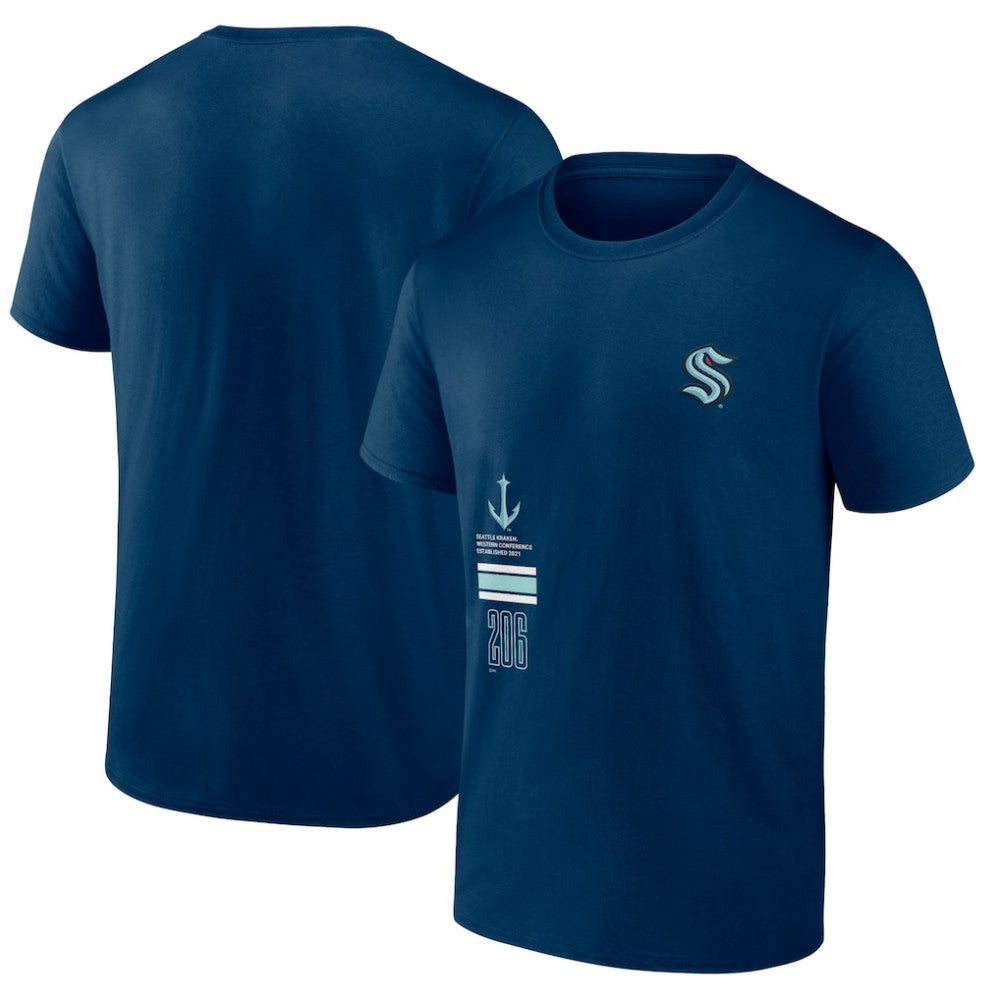 Seattle Kraken Fanatics Represent T-Shirt Deep Sea Blue