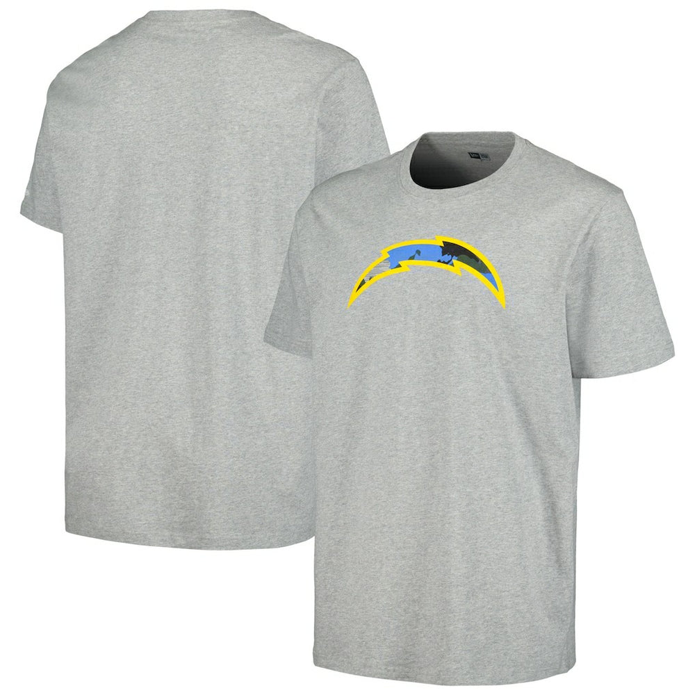 Los Angeles Chargers New Era Camo Logo T-Shirt - Gray online