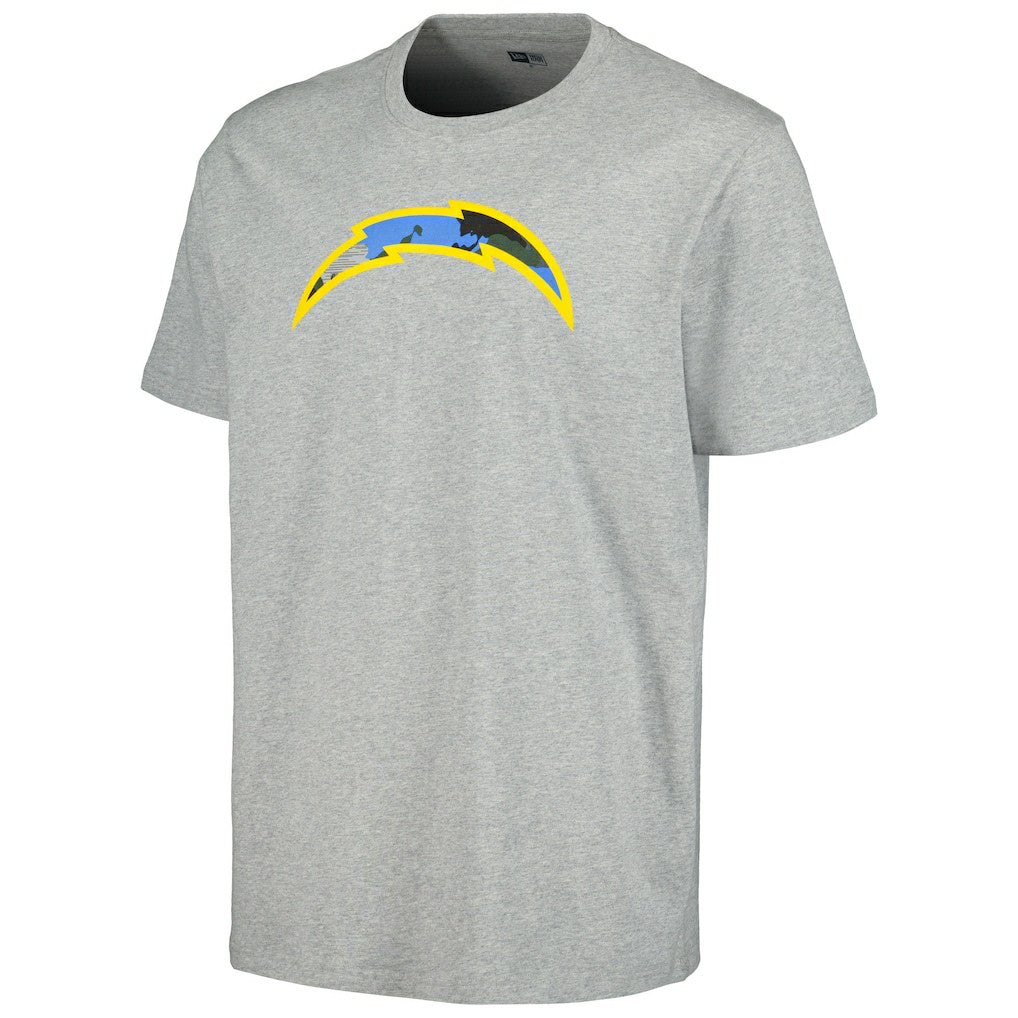 Los Angeles Chargers New Era Camo Logo T-Shirt - Gray online