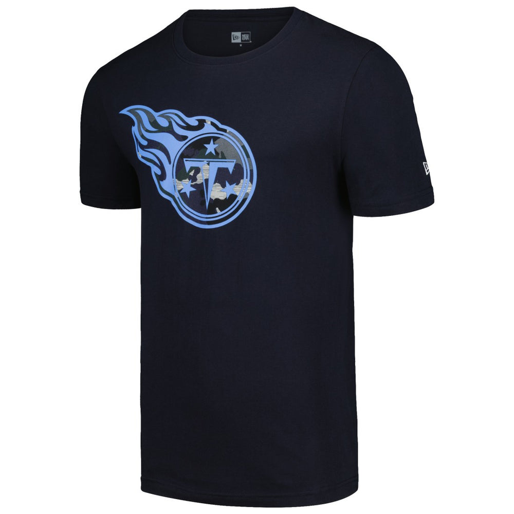 Tennessee Titans New Era Camo Logo T-Shirt - Navy for sale