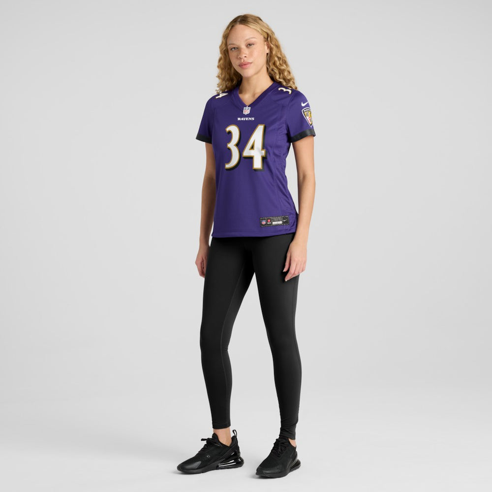 Keaton Mitchell Baltimore Ravens Women's Game Jersey - Purple | Nike discount