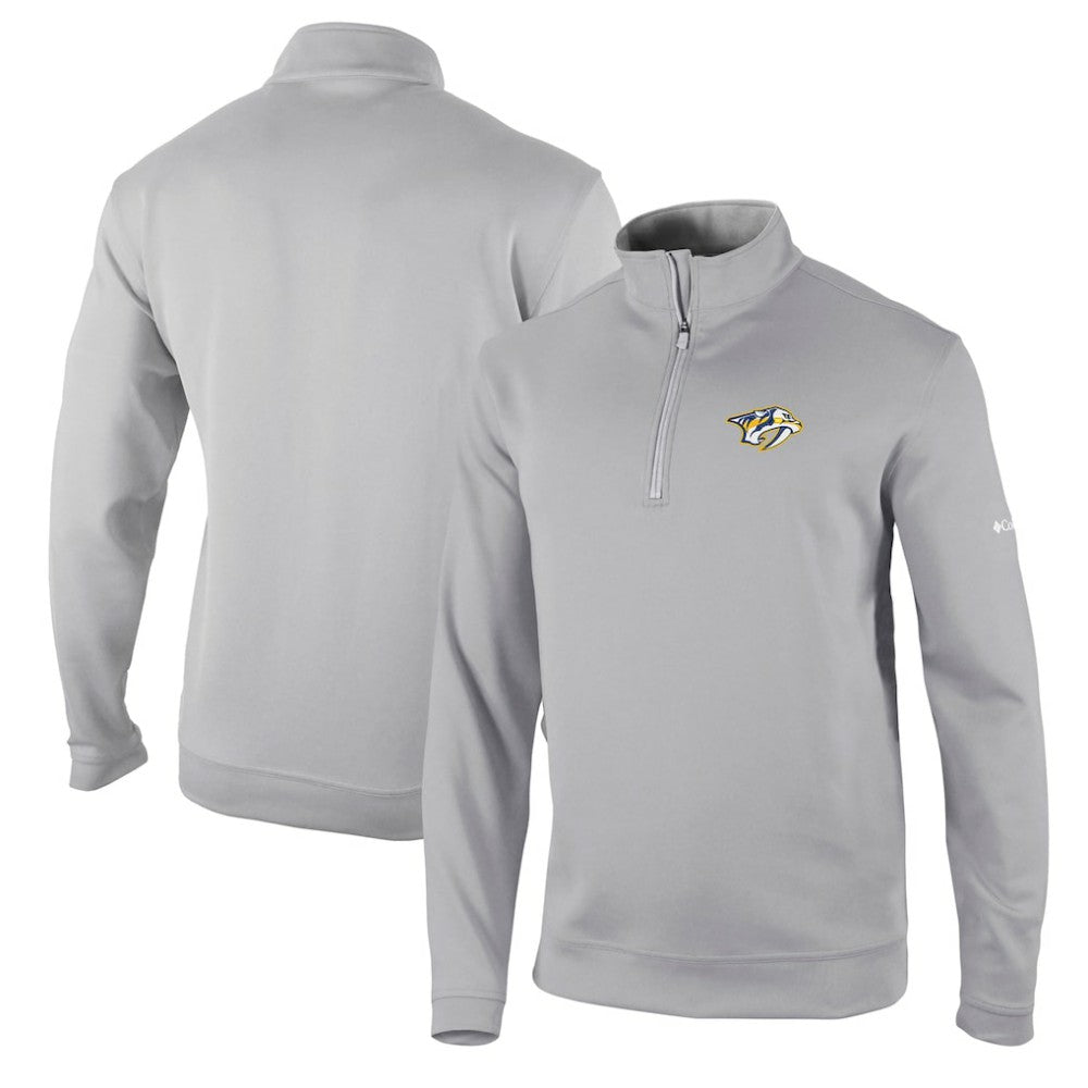 Nashville Predators Columbia Wickham Hills Omni-Wick Quarter-Zip Jacket Gray