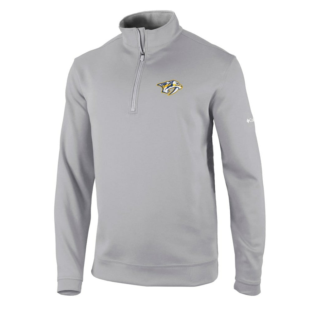 Nashville Predators Columbia Wickham Hills Omni-Wick Quarter-Zip Jacket Gray